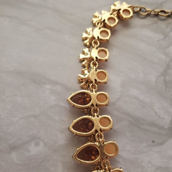 🍓 J.Crew Strawberry Flower Floral Rhinestones Crystal Cluster Statement 🍓 - Picture 16 of 16